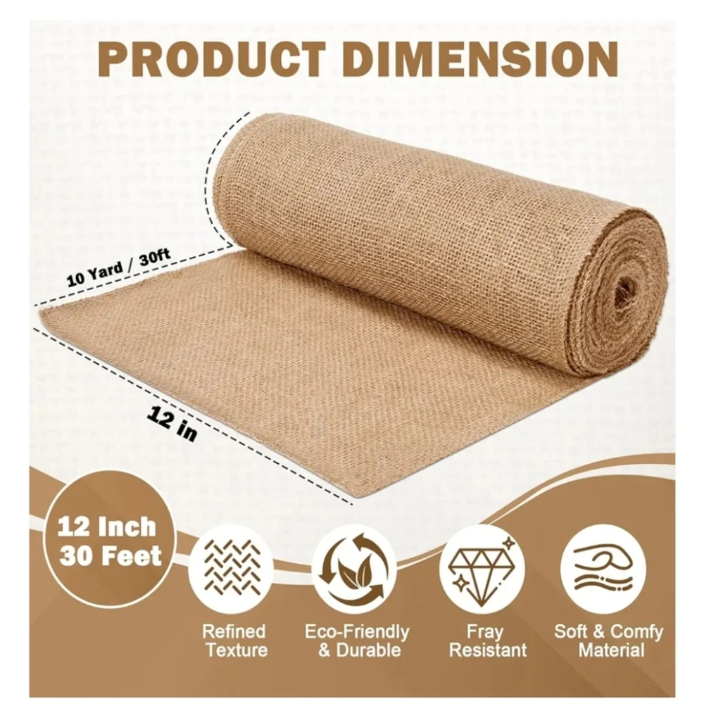 Burlap Table Runner